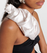 Magda Butrym Ruffled cutout one-shoulder gown