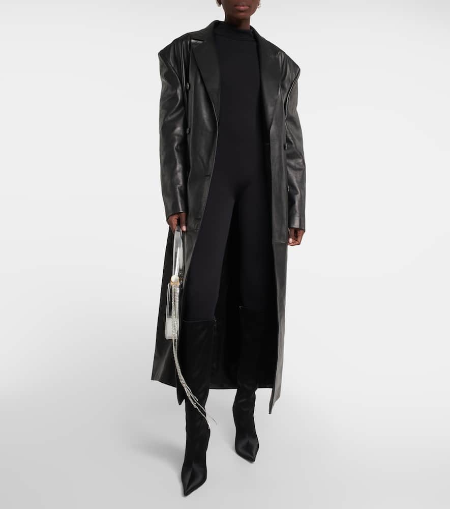 Magda Butrym Satin knee-high boots