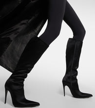 Magda Butrym Satin knee-high boots