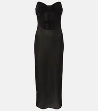 Magda Butrym Satin midi dress