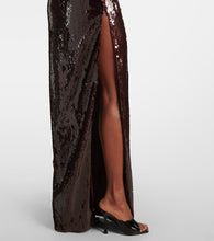 Magda Butrym Sequined draped gown