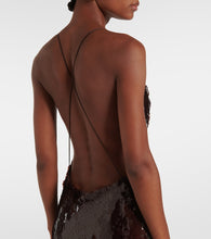 Magda Butrym Sequined draped gown