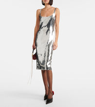 Magda Butrym Sequined midi dress