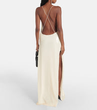 Magda Butrym Sequined open-back gown