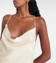 Magda Butrym Sequined open-back gown