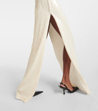 Magda Butrym Sequined open-back gown