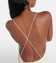 Magda Butrym Sequined open-back gown