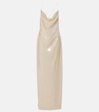 Magda Butrym Sequined open-back gown. Magda Butrym 亮片露背礼服