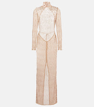 Magda Butrym Sequined turtleneck sheer maxi dress. Magda Butrym 亮片高领薄纱长裙