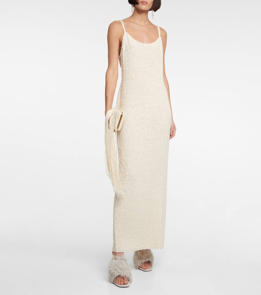 Magda Butrym Shearling PVC mules