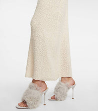 Magda Butrym Shearling PVC mules