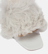 Magda Butrym Shearling PVC mules