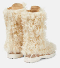 Magda Butrym Shearling lace-up boots