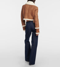 Magda Butrym Shearling-lined suede jacket