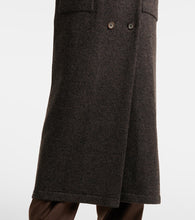 Magda Butrym Shearling-trimmed cashmere coat