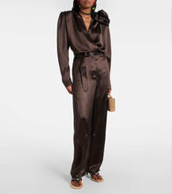 Magda Butrym Shearling-trimmed leather sandals