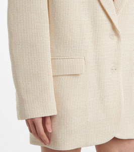 Magda Butrym Single-breasted cotton-blend blazer