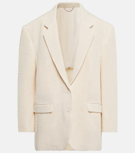 Magda Butrym Single-breasted cotton-blend blazer