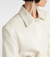 Magda Butrym Single-breasted leather coat
