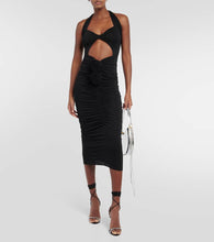 Magda Butrym Twisted halterneck midi dress