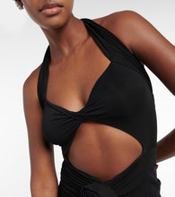 Magda Butrym Twisted halterneck midi dress