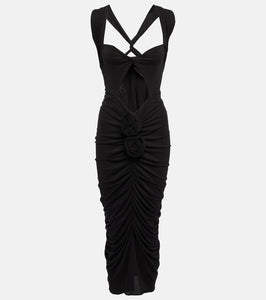 Magda Butrym Twisted halterneck midi dress