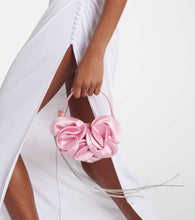 Magda Butrym Vesna Micro floral-appliqu√É¬© satin tote bag