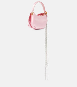 Magda Butrym Vesna Micro floral-appliqu√É¬© satin tote bag