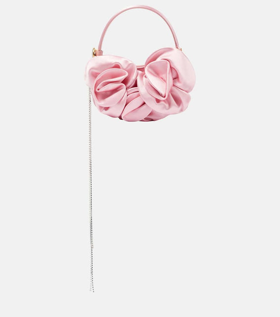 Magda Butrym Vesna Micro floral-appliqu√É¬© satin tote bag