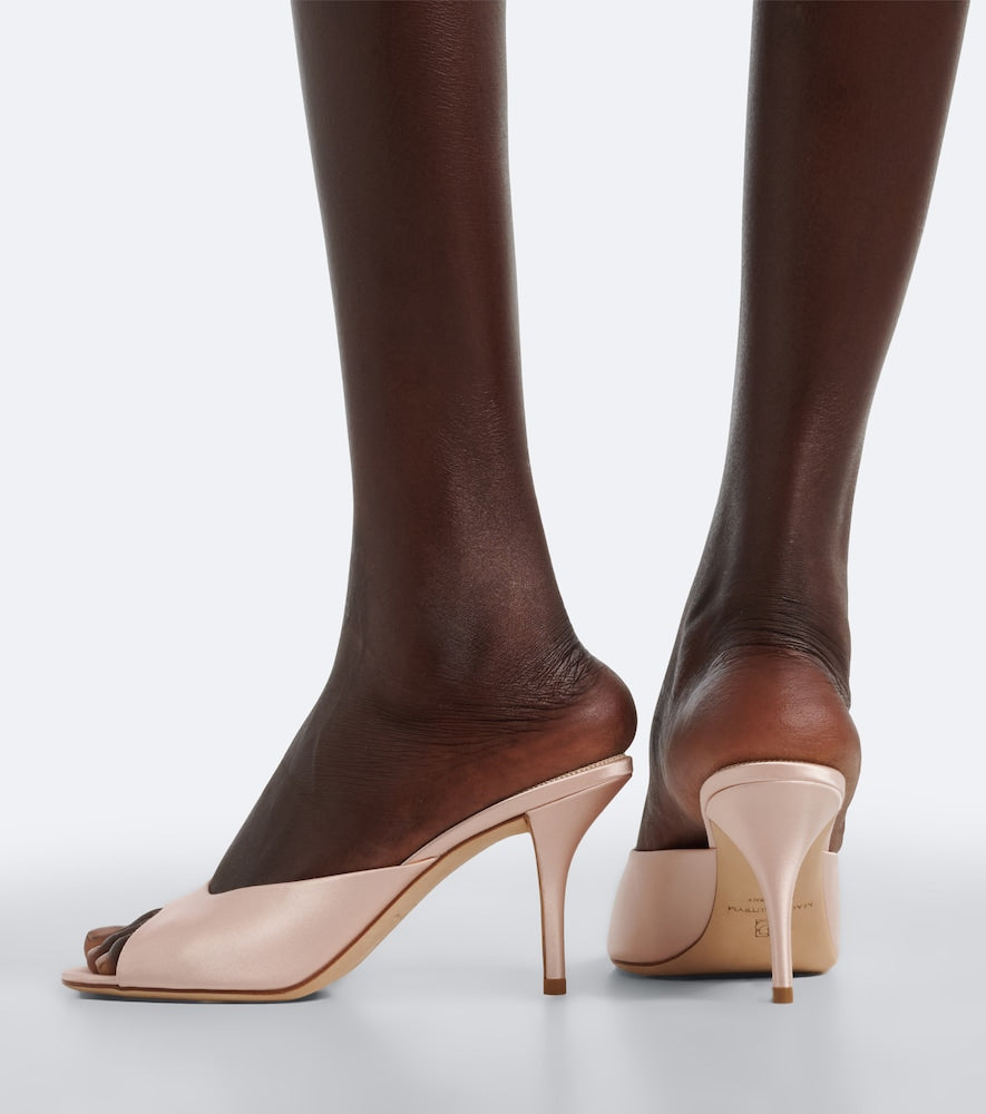 Magda Butrym Satin mules - Pink High-Heel Sandals