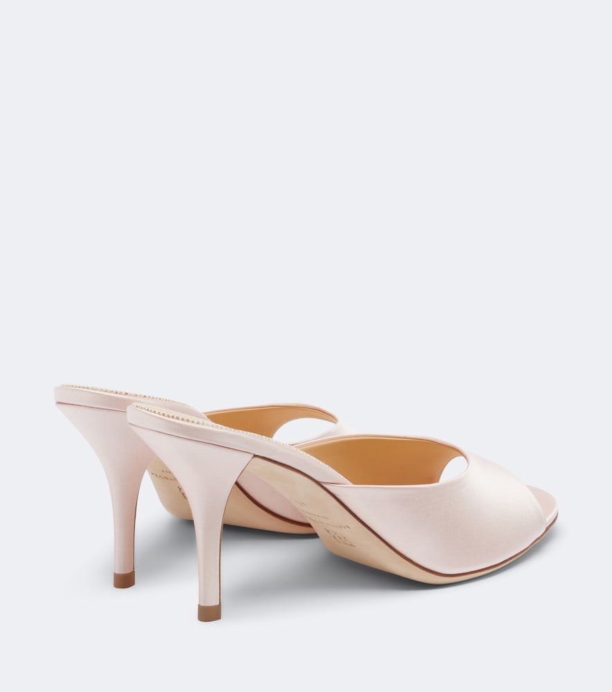 Magda Butrym Satin mules - Pink High-Heel Sandals