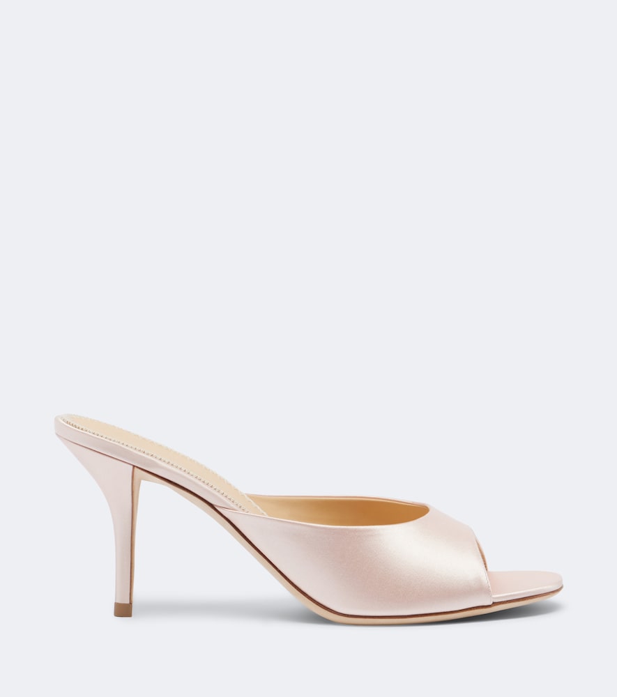 Magda Butrym Satin mules - Pink High-Heel Sandals