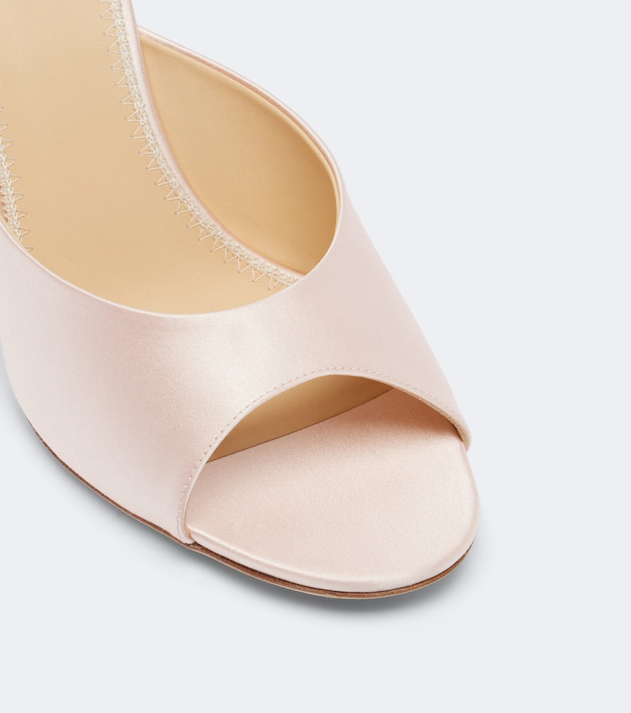 Magda Butrym Satin mules - Pink High-Heel Sandals