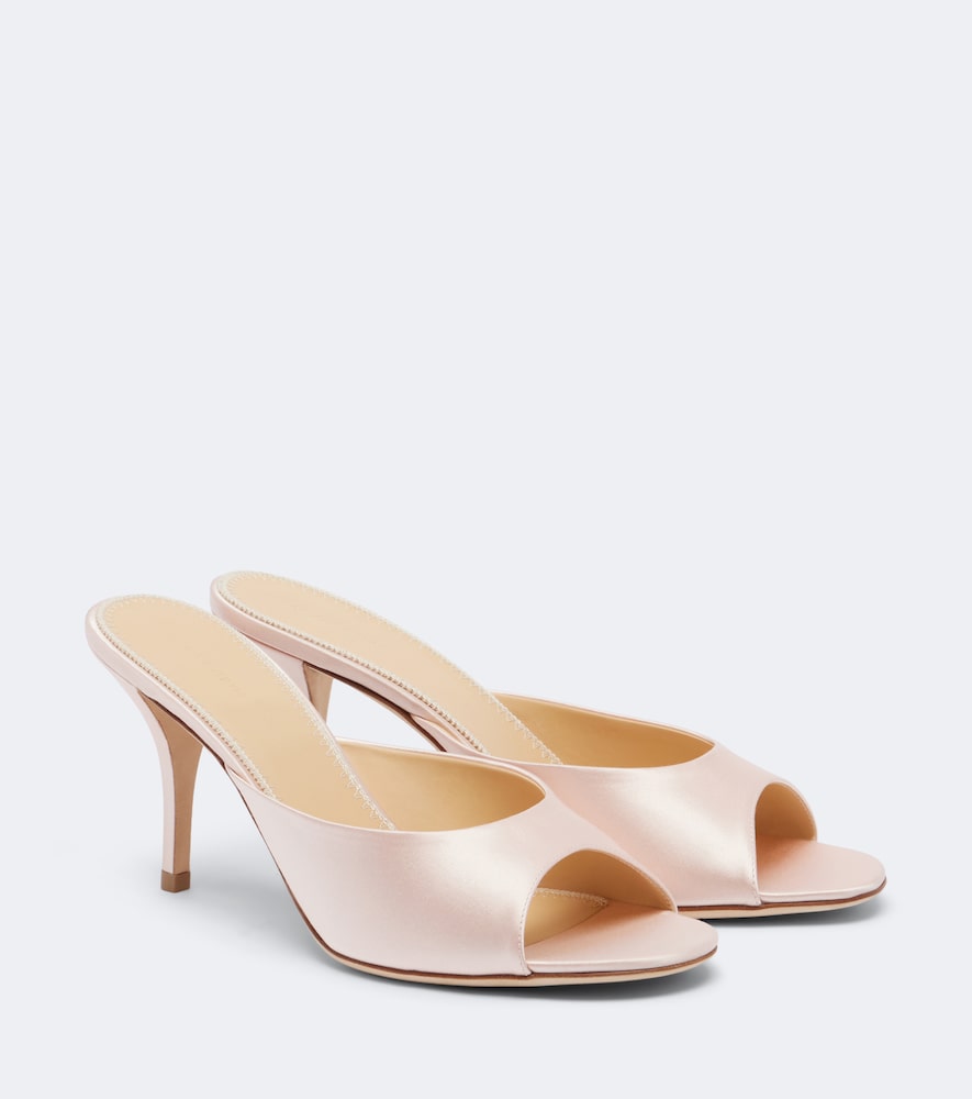 Magda Butrym Satin mules - Pink High-Heel Sandals