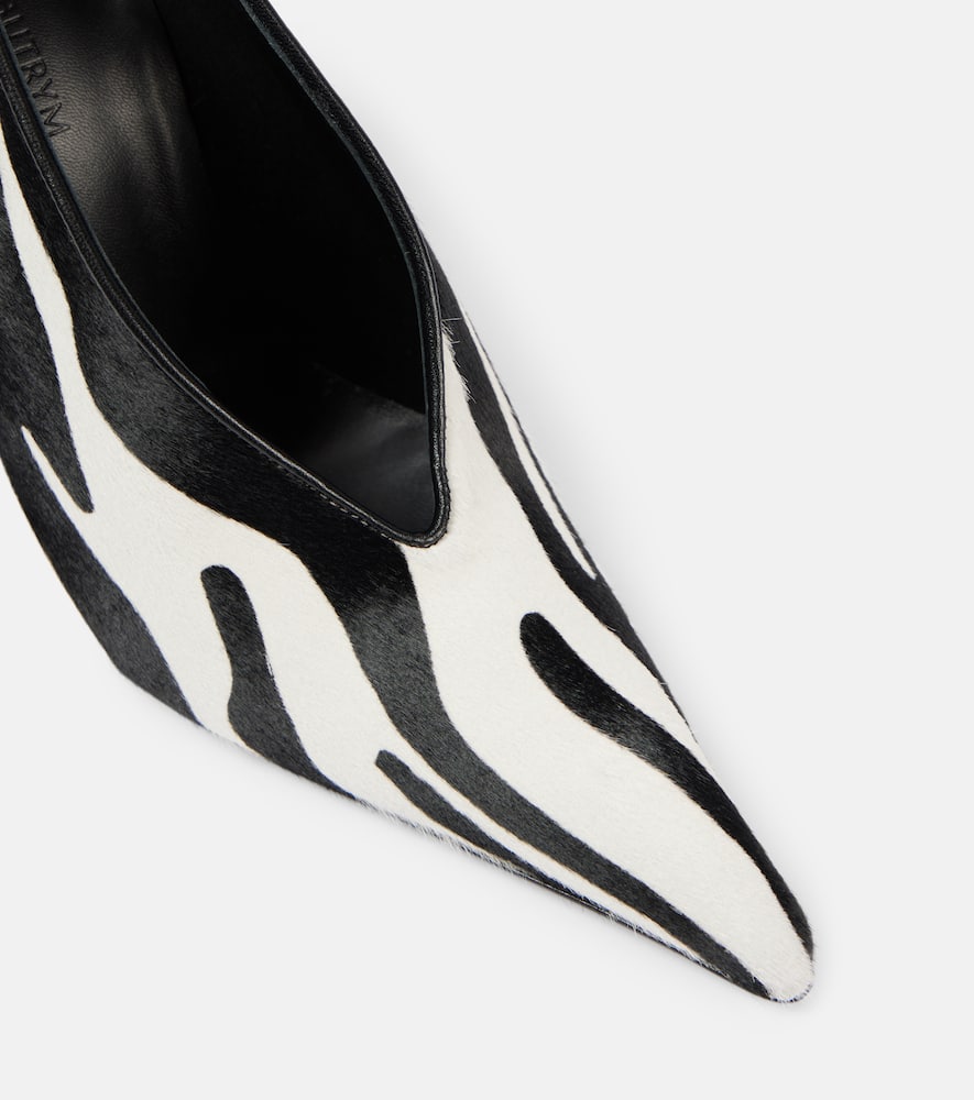 Magda Butrym Zebra-print leather pumps