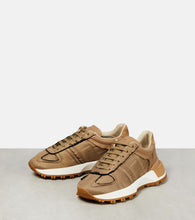 Maison Margiela 50-50 nylon and suede sneakers