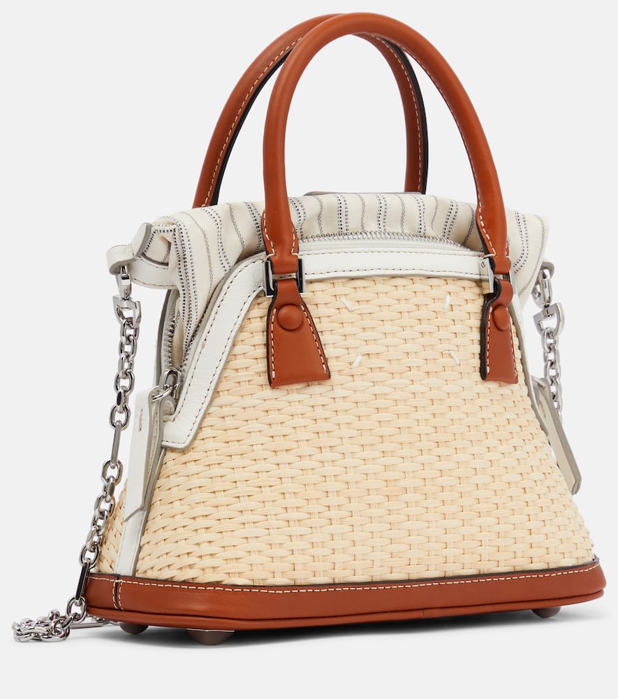 Maison Margiela 5AC Mini raffia tote