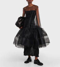 Maison Margiela Bow-detail tulle midi dress