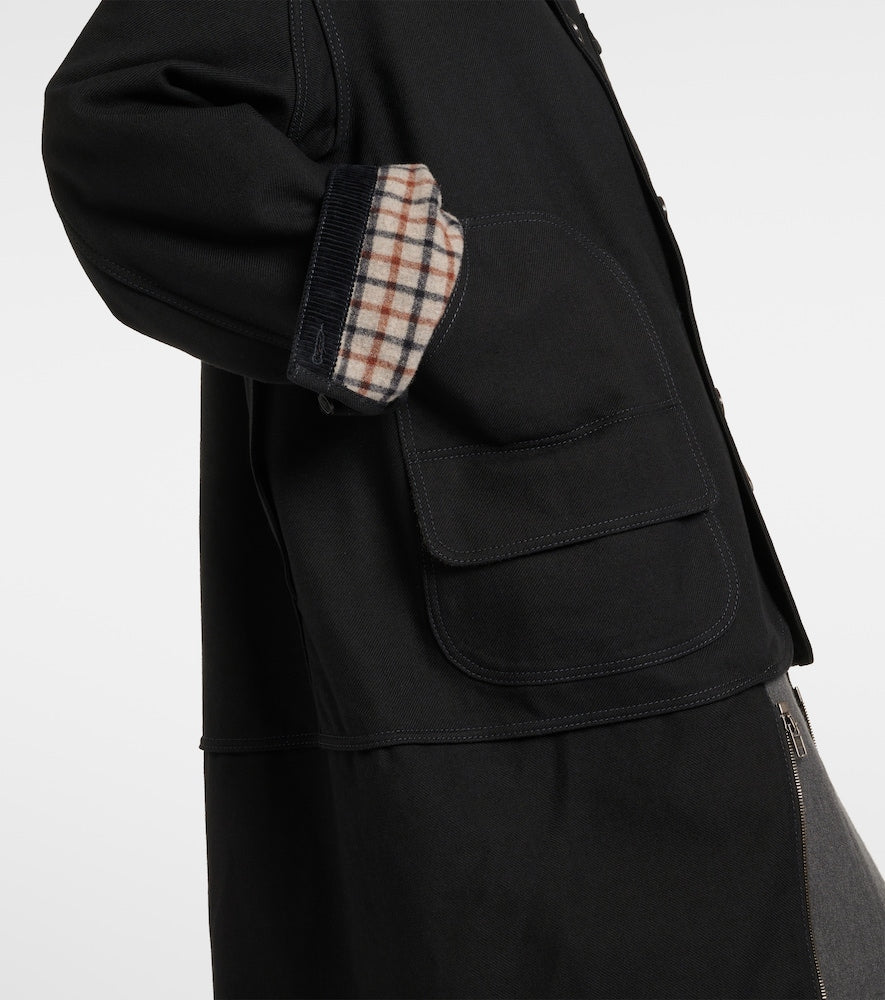 Maison Margiela Cotton and wool coat