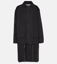 Maison Margiela Cotton and wool coat - Maison Margiela 棉羊毛混纺大衣