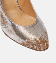 Maison Margiela Distressed metallic pumps