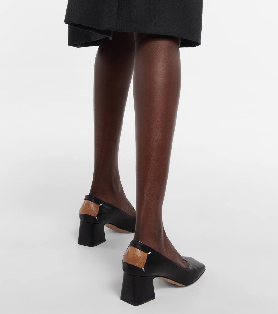 Maison Margiela Four Stitch leather court pumps
