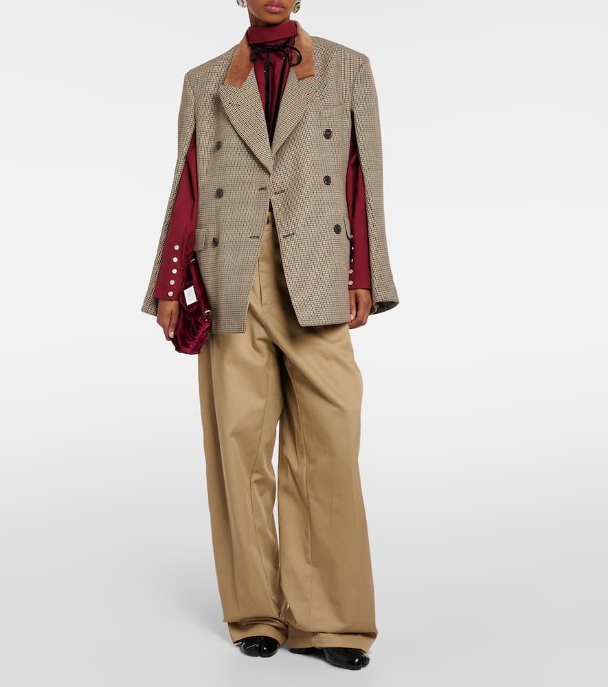 Maison Margiela Houndstooth wool blazer