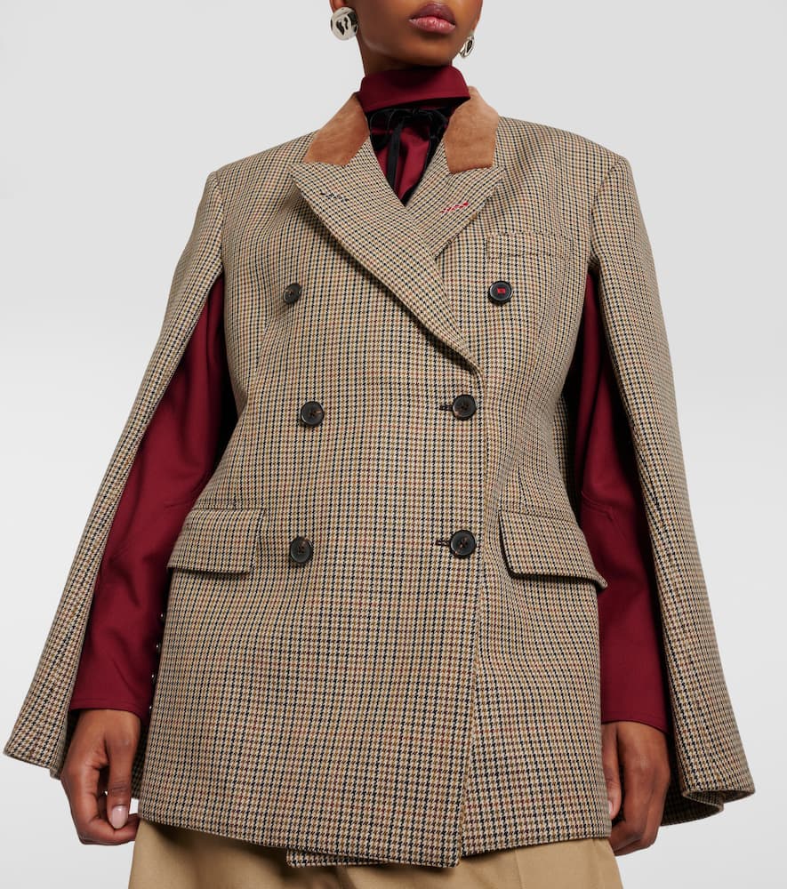 Maison Margiela Houndstooth wool blazer