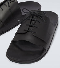 Maison Margiela Lace-up rubber slides