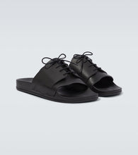 Maison Margiela Lace-up rubber slides