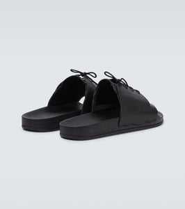 Maison Margiela Lace-up rubber slides