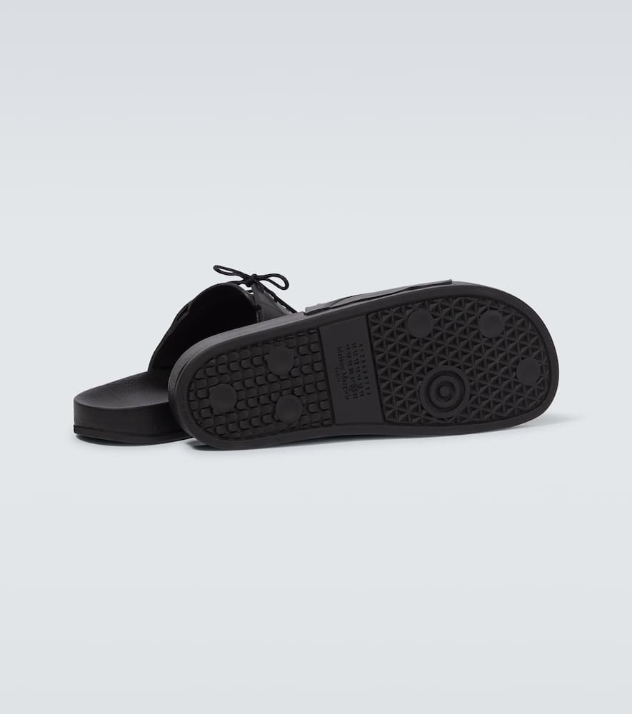 Maison Margiela Lace-up rubber slides