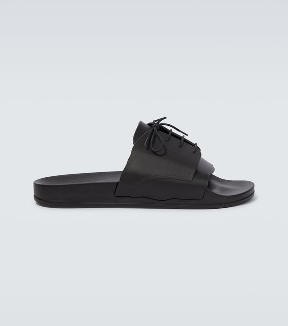 Maison Margiela Lace-up rubber slides