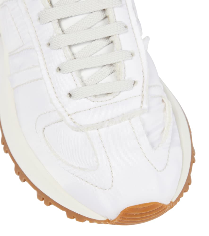Maison Margiela Leather-trimmed sneakers